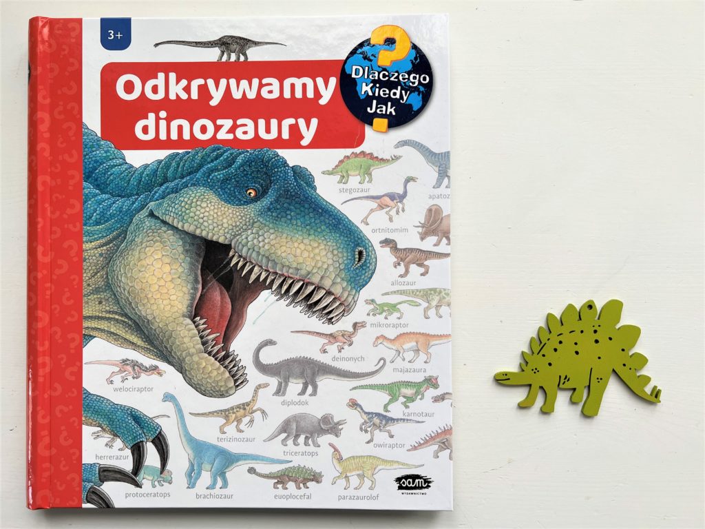 dinozaury książka dla 3 latka